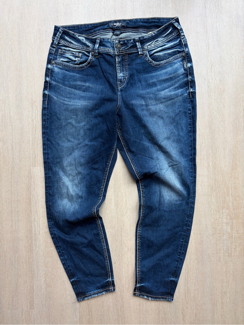 Y2K Silver Jeans